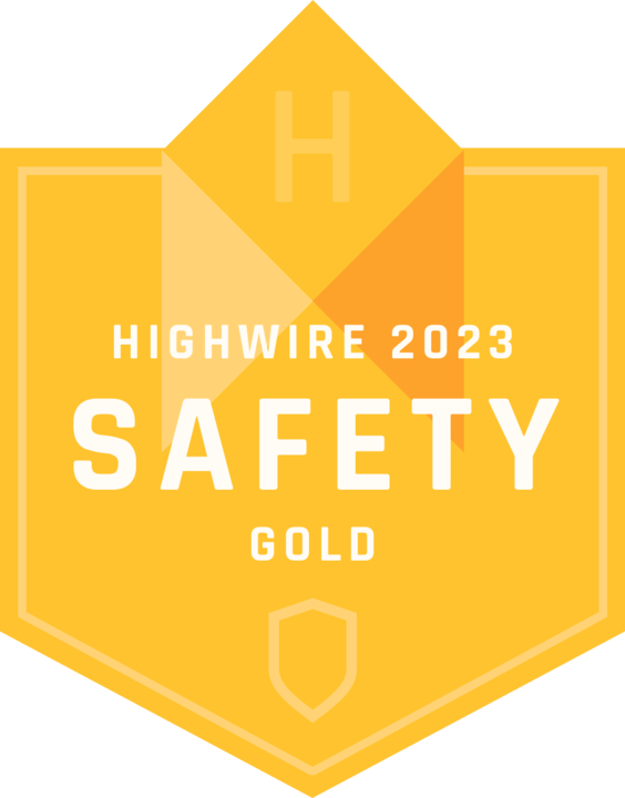 Highwire 2023 Safety Gold Badge