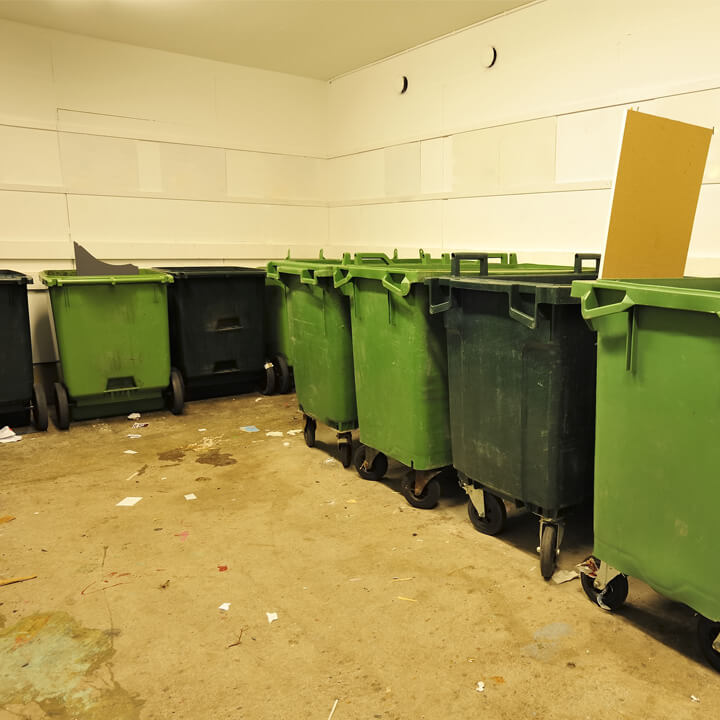 scenting can keep pests away from garbage areas